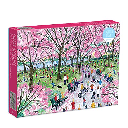 Galison 9780735367524 Michael Storrings Cherry 1000 Piece Puzzle, PCherry Blossoms von Galison