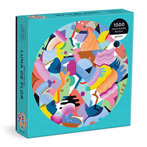 Galison 9780735373242 Mina Hamada Luna de Flor Round Jigsaw Puzzle von Galison