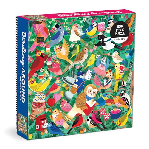 Happy Bird Day 500 Piece Family Puzzle von Mudpuppy
