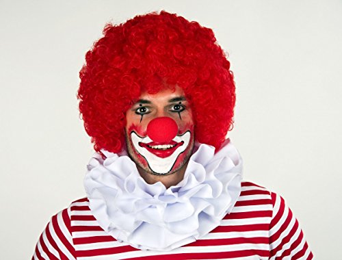 Festartikel Müller Kostüm Zubehör Clown Kragen weiß dreilagig zu Karneval Fasching von Festartikel Müller