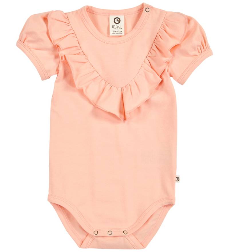 Müsli Body k/ä - Cozy Ich Frill - Peach - Müsli - 74 - Body K/Ä Müsli Body k/ä - Cozy Ich Frill - Peach - Müsli - 74 - Body K/Ä von Müsli