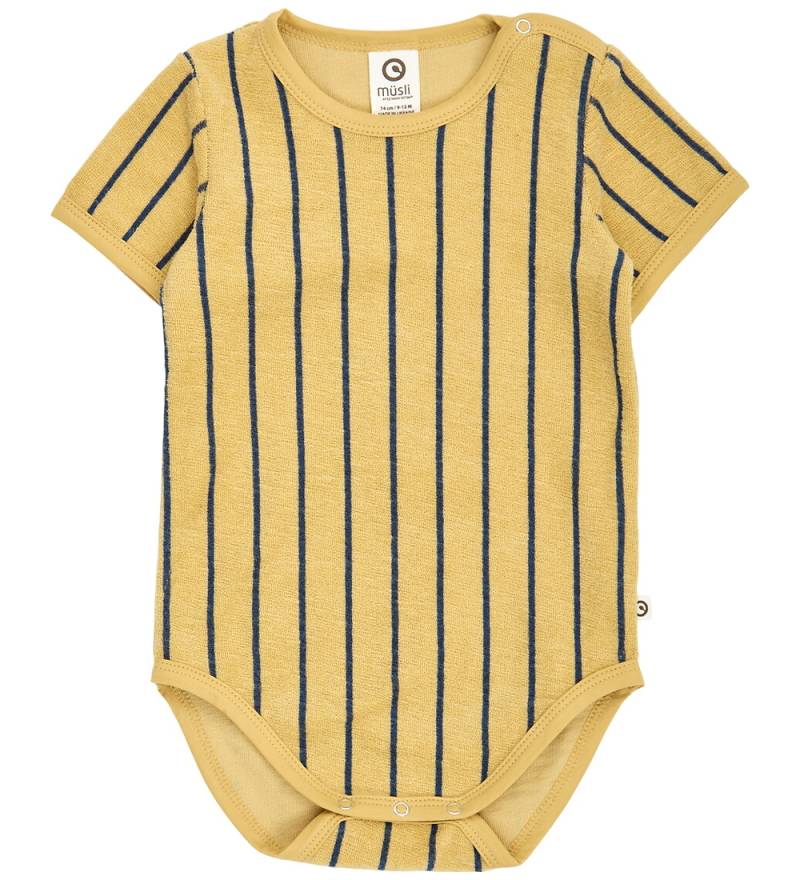 Müsli Body k/ä - Frottee - Hanf/Navy - Müsli - 2 Jahre (92) - Body K/Ä von Müsli