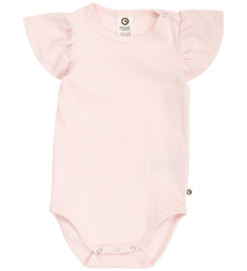 Müsli Body k/ä - Rib - Cozy Ich Frill - Primrose - Müsli - 1 Jahr (80) - Body K/Ä von Müsli