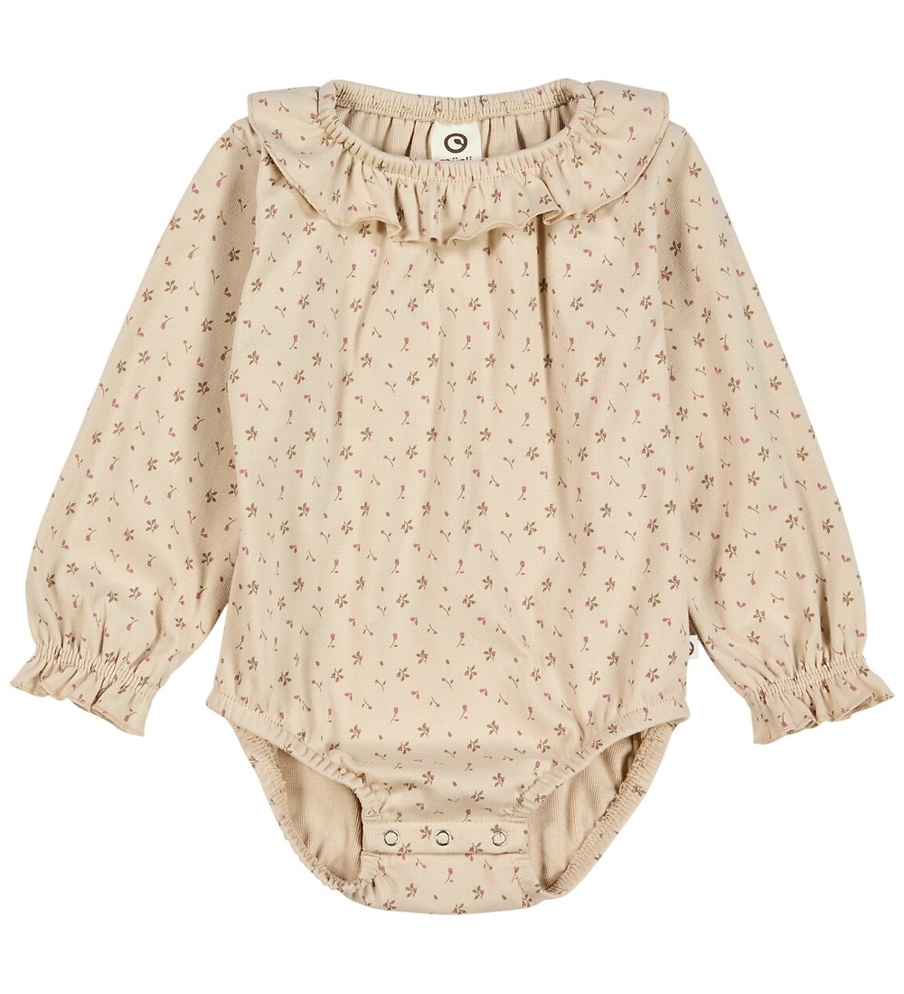 Müsli Body l/ä - Aster Frill - Oak/Nostalgie Rose/Beige - Müsli - 1½ Jahre (86) - Body L/Ä von Müsli