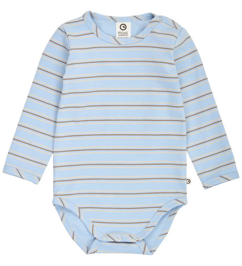 Müsli Body l/ä - Bilderbuch Stripe - Soft Blue/Walnuss/Oak - Müsli - 74 - Body L/Ä Müsli Body l/ä - Bilderbuch Stripe - Soft Blue/Walnuss/Oak - Müsli - 74 - Body L/Ä von Müsli