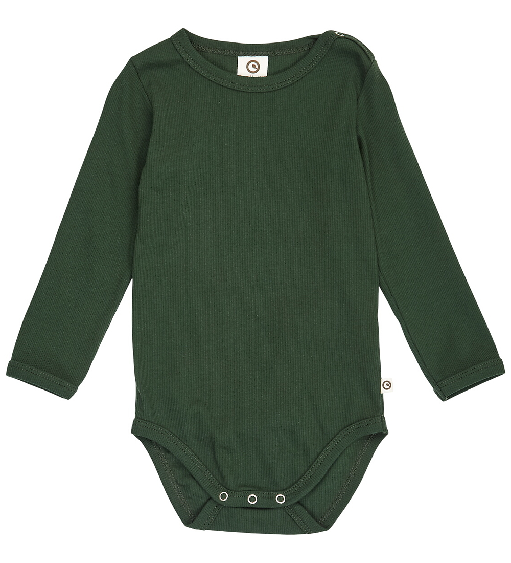 Müsli Body l/ä - Rib - Cozy Ich - Forest Green - Müsli - 62 - Body L/Ä von Müsli