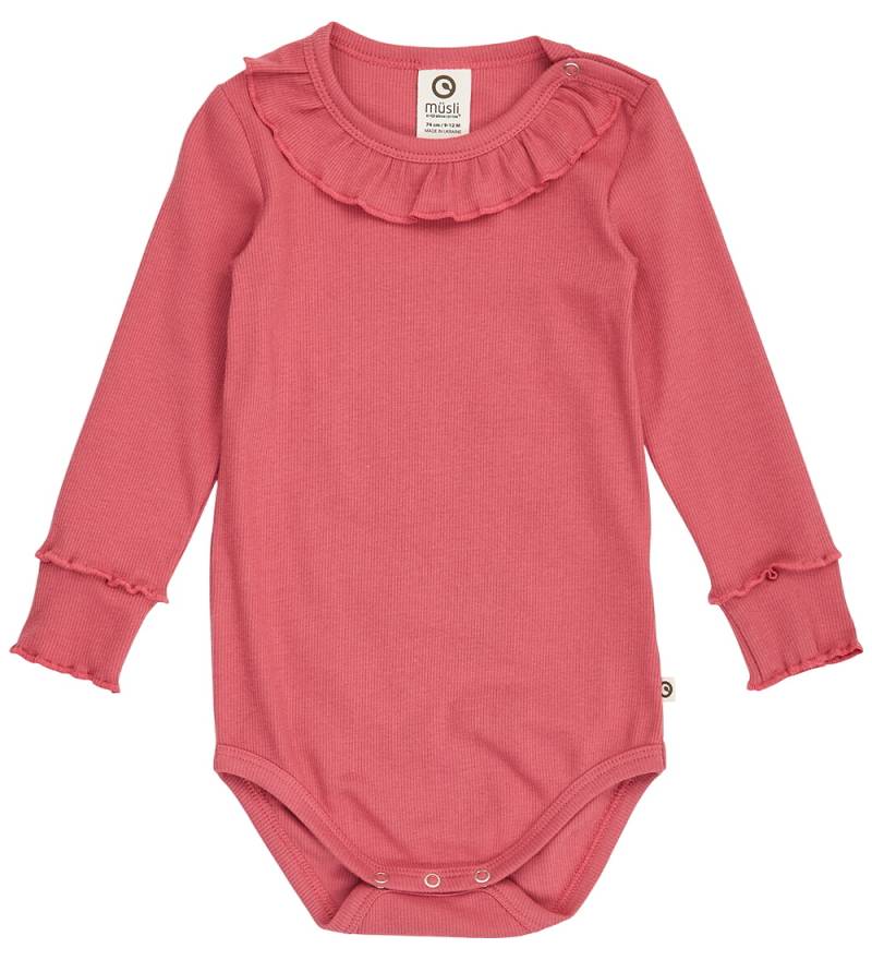 Müsli Body l/ä - Rib - Cozy Ich Frill Halsband - Baroque Rose - Müsli - 62 - Body L/Ä Müsli Body l/ä - Rib - Cozy Ich Frill Halsband - Baroque Rose - Müsli - 62 - Body L/Ä von Müsli