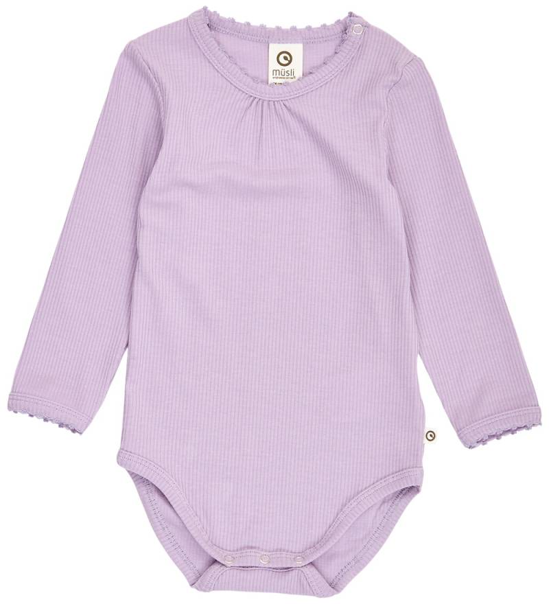 Müsli Body l/ä - Rib - Mellow Picot - Dream - Müsli - 74 - Body L/Ä Müsli Body l/ä - Rib - Mellow Picot - Dream - Müsli - 74 - Body L/Ä von Müsli