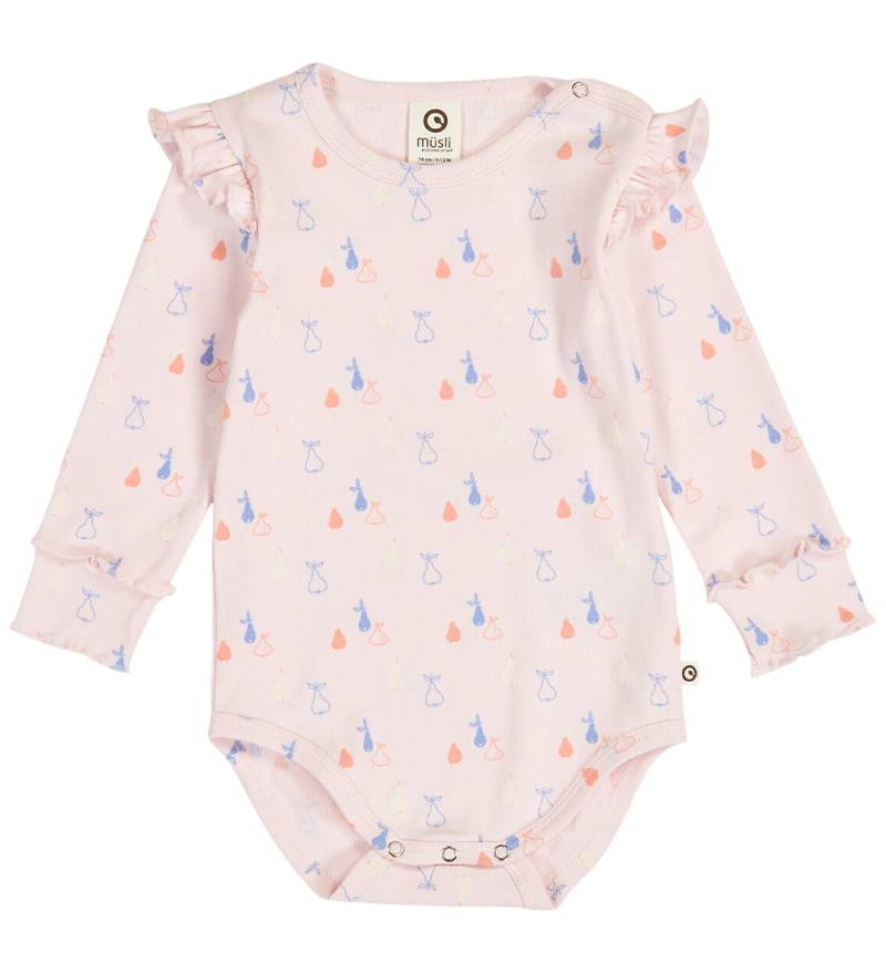 Müsli Body l/ä - Rib - Picknick Frill - Primrose/Shell Blue/Tofu - Müsli - 68 - Body L/Ä Müsli Body l/ä - Rib - Picknick Frill - Primrose/Shell Blue/Tofu - Müsli - 68 - Body L/Ä von Müsli