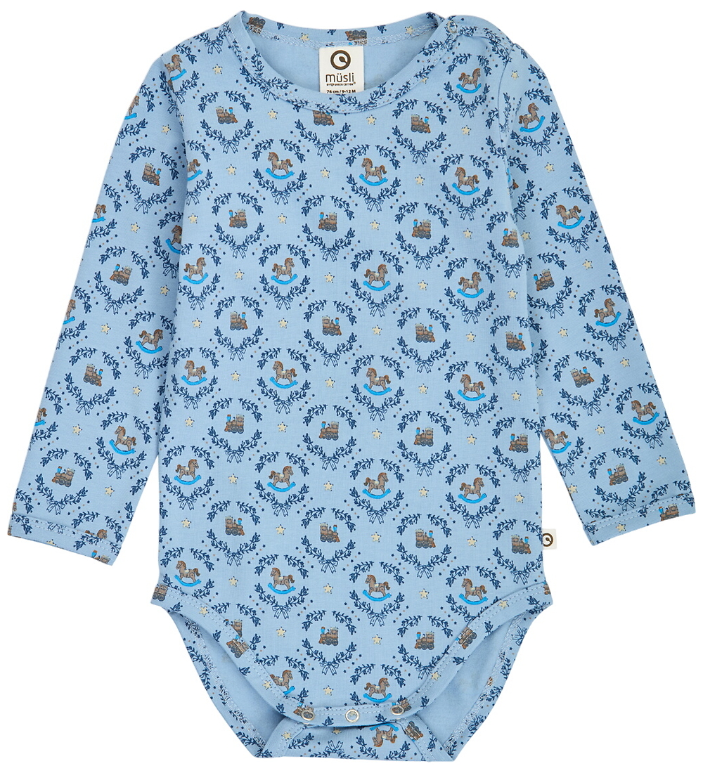 Müsli Body l/ä - Soft Blue/Navy/Oak - Müsli - 62 - Body L/Ä von Müsli