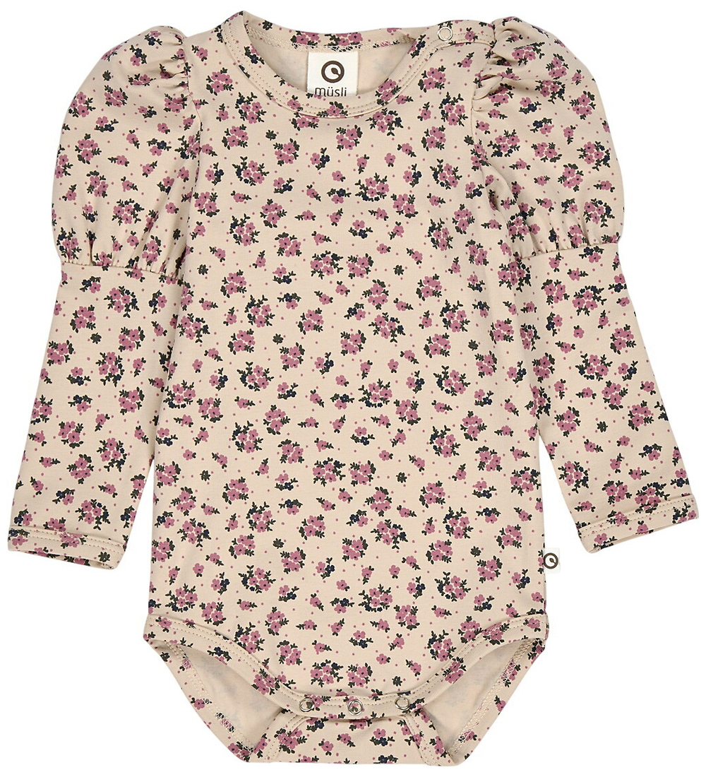 Müsli Body l/ä - Zinna - Oak/Nostalgie Rose/Deep Green - Müsli - 2 Jahre (92) - Body L/Ä von Müsli