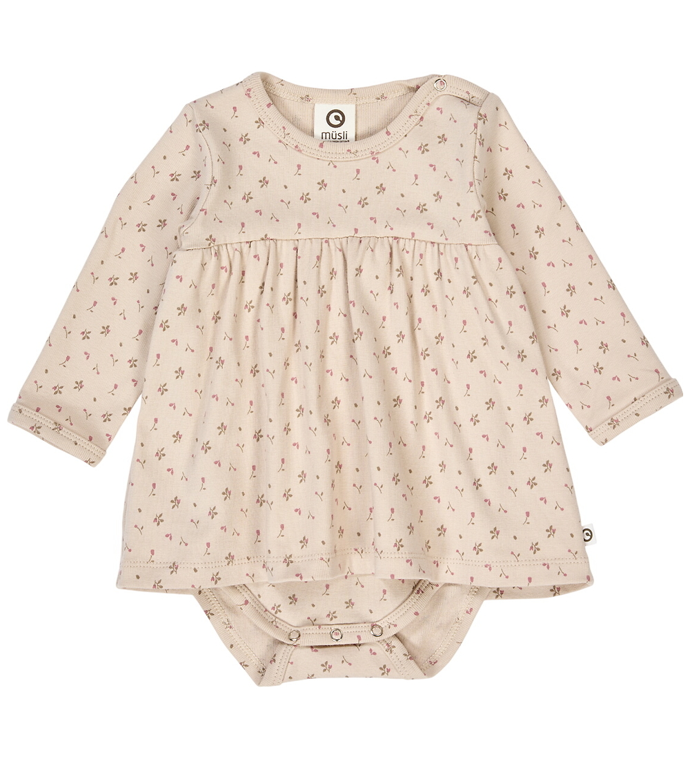 Müsli Bodykleid l/ä - Aster - Oak/Nostalgie Rose/Beige - Müsli - 68 - Body L/Ä Müsli Bodykleid l/ä - Aster - Oak/Nostalgie Rose/Beige - Müsli - 68 - Body L/Ä von Müsli