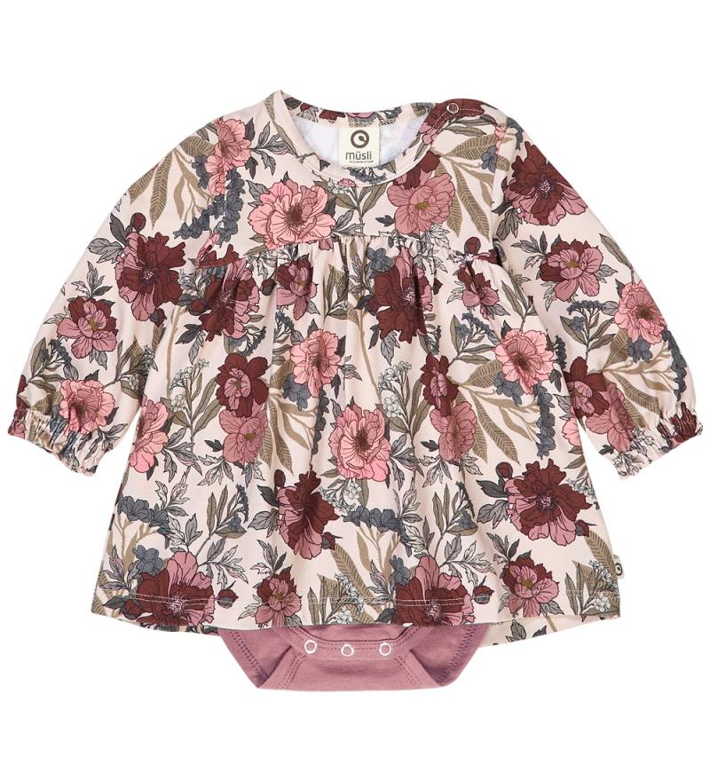 Müsli Bodykleid l/ä - Bliss - Nightingale/Root/Nostalgia Rose - Müsli - 1½ Jahre (86) - Body L/Ä von Müsli