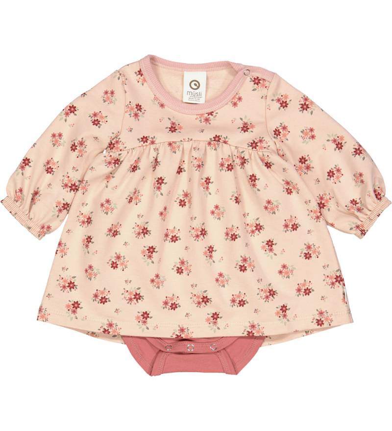 Müsli Bodykleid l/ä - Dahlia - Rose Sugar m. Blumen - Müsli - 2 Jahre (92) - Body L/Ä von Müsli