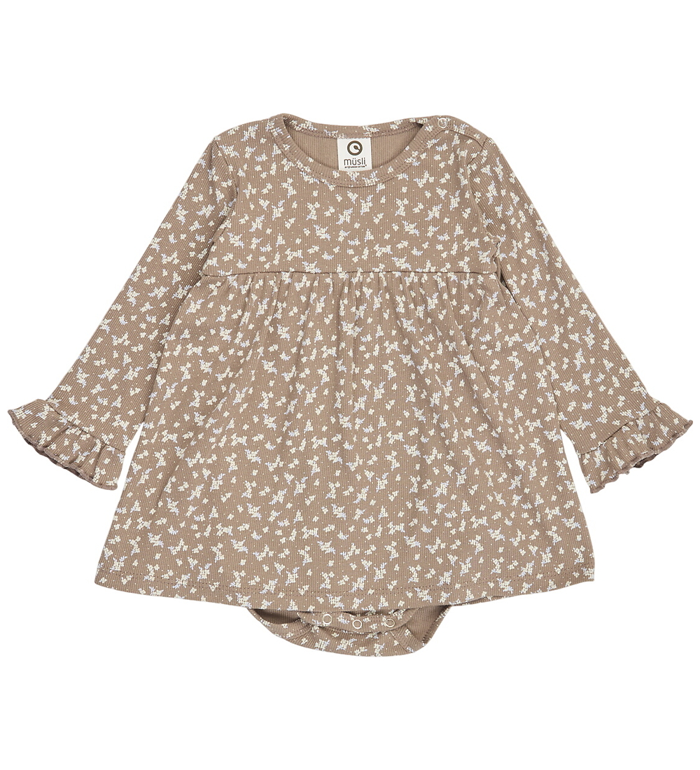 Müsli Bodykleid l/ä - Rib - Alyssum - Walnuss/Oak/Mauve - Müsli - 62 - Body L/Ä Müsli Bodykleid l/ä - Rib - Alyssum - Walnuss/Oak/Mauve - Müsli - 62 - Body L/Ä von Müsli