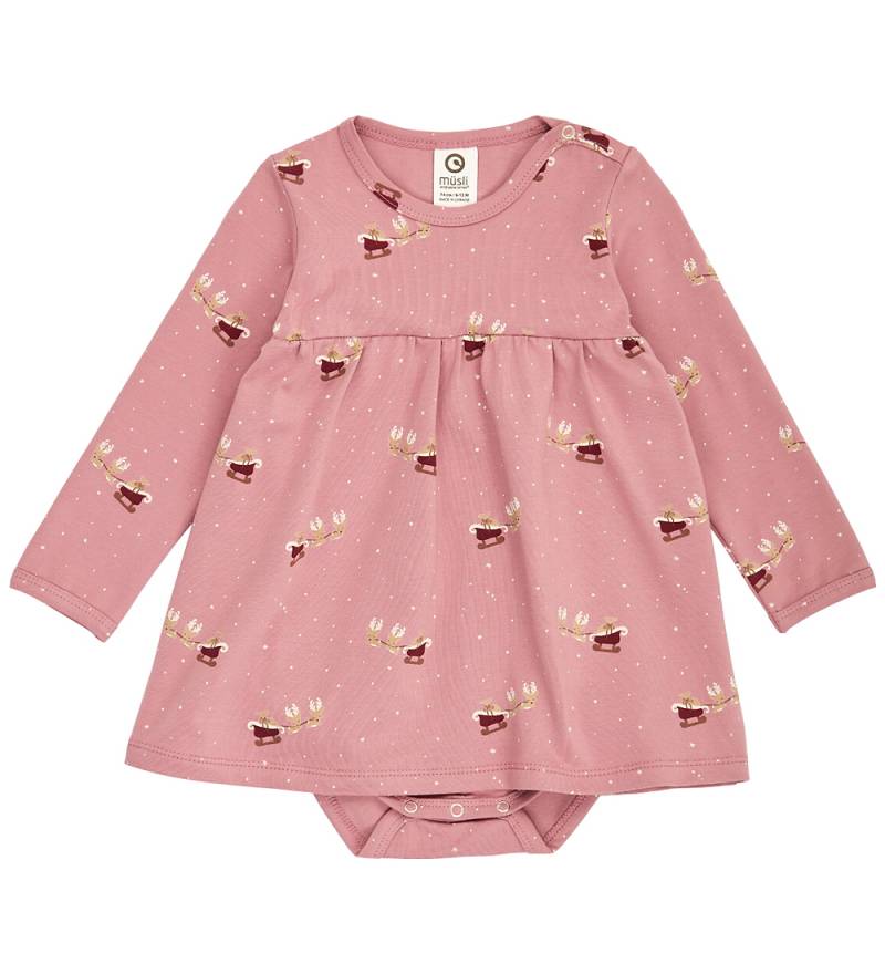 Müsli Bodykleid l/ä - Weihnachten - Nostalgie Rose/Cabernet/Spül - Müsli - 68 - Body L/Ä Müsli Bodykleid l/ä - Weihnachten - Nostalgie Rose/Cabernet/Spül - Müsli - 68 - Body L/Ä von Müsli