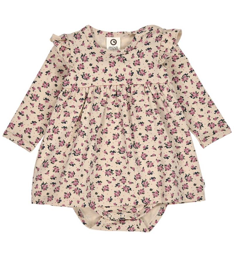 Müsli Bodykleid l/ä - Zinna - Oak/Nostalgie Rose/Deep Green - Müsli - 1 Jahr (80) - Body L/Ä von Müsli