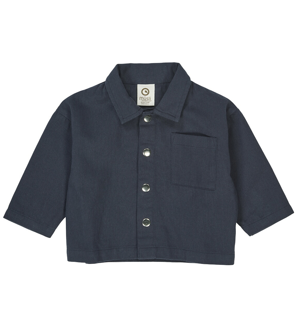 Müsli Hemd - Twill Baby - Nacht Blue - Müsli - 2 Jahre (92) - Hemd/Bluse von Müsli