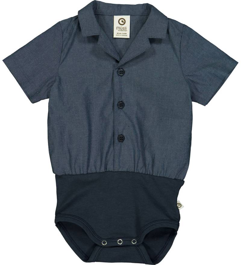 Müsli Hemdbody k/ä - Chambray - Chambray - Müsli - 74 - Body K/Ä Müsli Hemdbody k/ä - Chambray - Chambray - Müsli - 74 - Body K/Ä von Müsli