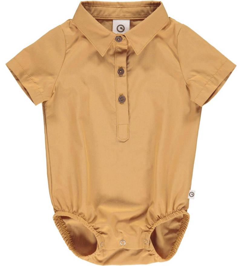 Müsli Hemdbody k/ä - Poplin - Zimt - Müsli - 1 Jahr (80) - Body K/Ä von Müsli