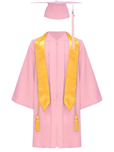 Mufeng Kinder Abschluss Talar Akademischer Robe Mit Doktorhut Stola Abschlusskleid Graduation Robe Umhang Für Jungen Mädchen Mufeng Kinder Abschluss Talar Akademischer Robe Mit Doktorhut Stola Abschlusskleid Graduation Robe Umhang Für Jungen Mädchen von Mufeng