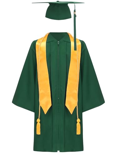 Mufeng Kinder Abschluss Talar Akademischer Robe Mit Doktorhut Stola Abschlusskleid Graduation Robe Umhang Für Jungen Mädchen Mufeng Kinder Abschluss Talar Akademischer Robe Mit Doktorhut Stola Abschlusskleid Graduation Robe Umhang Für Jungen Mädchen von Mufeng