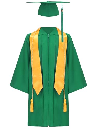 Mufeng Kinder Abschluss Talar Akademischer Robe Mit Doktorhut Stola Abschlusskleid Graduation Robe Umhang Für Jungen Mädchen Mufeng Kinder Abschluss Talar Akademischer Robe Mit Doktorhut Stola Abschlusskleid Graduation Robe Umhang Für Jungen Mädchen von Mufeng