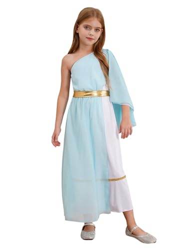 Mufeng Kostüm Aus Göttin Athener Griechisch/römisch Für Mädchen Engel Toga Eine Schulter Mit Gürtel Metallics Kleid Lang Uralt Kostüme In Maske Hellblau 158-164 Mufeng Kostüm Aus Göttin Athener Griechisch/römisch Für Mädchen Engel Toga Eine Schulter Mit Gürtel Metallics Kleid Lang Uralt Kostüme In Maske Hellblau 158-164 von Mufeng