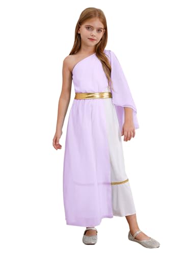 Mufeng Kostüm Aus Göttin Athener Griechisch/römisch Für Mädchen Engel Toga Eine Schulter Mit Gürtel Metallics Kleid Lang Uralt Kostüme In Maske Lavendel 146-152 Mufeng Kostüm Aus Göttin Athener Griechisch/römisch Für Mädchen Engel Toga Eine Schulter Mit Gürtel Metallics Kleid Lang Uralt Kostüme In Maske Lavendel 146-152 von Mufeng