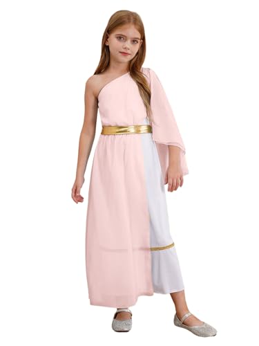 Mufeng Kostüm Aus Göttin Athener Griechisch/römisch Für Mädchen Engel Toga Eine Schulter Mit Gürtel Metallics Kleid Lang Uralt Kostüme In Maske Rosa 158-164 Mufeng Kostüm Aus Göttin Athener Griechisch/römisch Für Mädchen Engel Toga Eine Schulter Mit Gürtel Metallics Kleid Lang Uralt Kostüme In Maske Rosa 158-164 von Mufeng