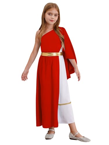 Mufeng Kostüm Aus Göttin Athener Griechisch/römisch Für Mädchen Engel Toga Eine Schulter Mit Gürtel Metallics Kleid Lang Uralt Kostüme In Maske Rot 158-164 Mufeng Kostüm Aus Göttin Athener Griechisch/römisch Für Mädchen Engel Toga Eine Schulter Mit Gürtel Metallics Kleid Lang Uralt Kostüme In Maske Rot 158-164 von Mufeng