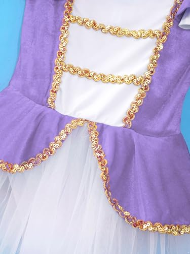 Mufeng Kostüm Karneval Mädchen Kleid Aus Prinzessin Tutu Trikots Ärmel Kurz Körper Tanzen Klassiker Ballett Cosplay Von Halloween Fantasie Party Leistung Lila 158-164 Mufeng Kostüm Karneval Mädchen Kleid Aus Prinzessin Tutu Trikots Ärmel Kurz Körper Tanzen Klassiker Ballett Cosplay Von Halloween Fantasie Party Leistung Lila 158-164 von Mufeng