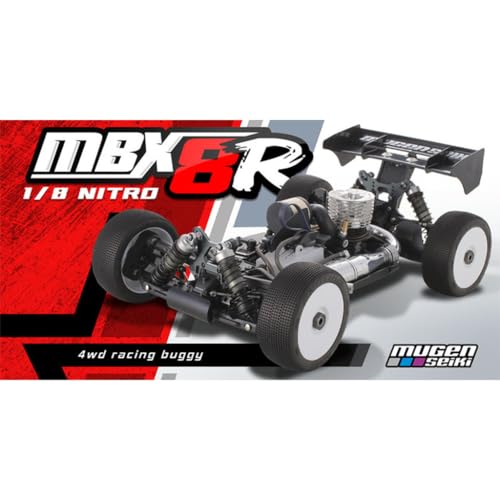 Mugen Seiki 1:8 GP 4WD Off-Road Buggy MBX-8R - Bausatz, Wettbewerbsmodell, Verbrenner, Maßstab 1:8, Outdoor, Offroad Racing, Fernsteuerung, Erwachsene Hobbyisten, Unisex von Mugen Seiki