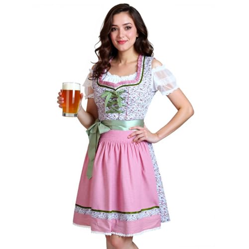 Mukum 3 Stück Dirndl Kleider Damen Oktoberfest Outfits Frauen Baumwolle Deutsche Tracht Traditionelle Bier Karneval Outfit für Bayerisches Oktoberfest Groß Mukum 3 Stück Dirndl Kleider Damen Oktoberfest Outfits Frauen Baumwolle Deutsche Tracht Traditionelle Bier Karneval Outfit für Bayerisches Oktoberfest Groß von Mukum