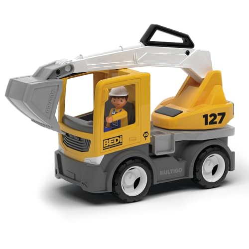 MultiGO Build Sandkasten Spielzeug für Kinder ab 3 Jahre - großer Bagger mit Fahrer - Sandspielzeug für Outdoor Spiele - Auto für den Garten MultiGO Build Sandkasten Spielzeug für Kinder ab 3 Jahre - großer Bagger mit Fahrer - Sandspielzeug für Outdoor Spiele - Auto für den Garten von MultiGO