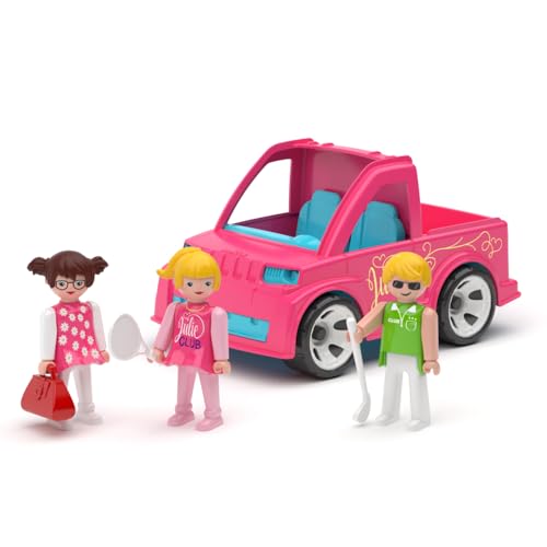 MultiGO Trio Julie Sport Club - Sandkasten Spielzeug für Kinder ab 3 Jahre - Auto für Mädchen mit Figuren - Sandspielzeug für Outdoor Spiele - Auto für den Garten MultiGO Trio Julie Sport Club - Sandkasten Spielzeug für Kinder ab 3 Jahre - Auto für Mädchen mit Figuren - Sandspielzeug für Outdoor Spiele - Auto für den Garten von MultiGO