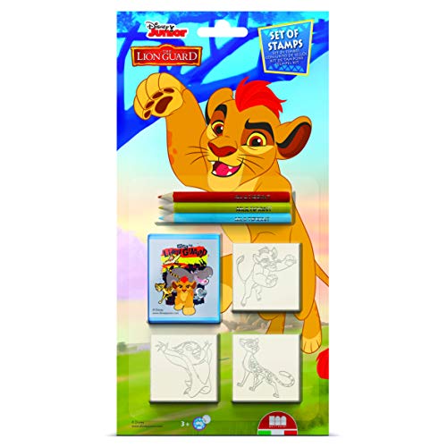 Multiprint Blister 3 Stempel für Kinder Disney Lion Guard, 100% Made in Italy, Benutzerdefinierte Stempelset Kinder, in Holz und Naturkautschuk, Ungiftige Waschbare Tinte, Geschenkidee, Art.03946 Multiprint Blister 3 Stempel für Kinder Disney Lion Guard, 100% Made in Italy, Benutzerdefinierte Stempelset Kinder, in Holz und Naturkautschuk, Ungiftige Waschbare Tinte, Geschenkidee, Art.03946 von Multiprint