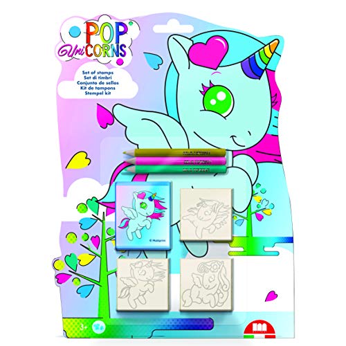 Multiprint Geformte Blister Stempel für Kinder Pop Unicorns, 100% Made in Italy, Benutzerdefinierte Stempelset Kinder, in Holz und Naturkautschuk, Ungiftige Waschbare Tinte, Geschenkidee, Art.11978 Multiprint Geformte Blister Stempel für Kinder Pop Unicorns, 100% Made in Italy, Benutzerdefinierte Stempelset Kinder, in Holz und Naturkautschuk, Ungiftige Waschbare Tinte, Geschenkidee, Art.11978 von Multiprint