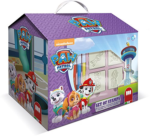 Multiprint Hütte 7 Stempel für Kinder Paw Patrol Girl, 100% Made in Italy, Benutzerdefinierte Stempelset Kinder, in Holz und Naturkautschuk, Ungiftige Waschbare Tinte, Geschenkidee, Art.09913 Multiprint Hütte 7 Stempel für Kinder Paw Patrol Girl, 100% Made in Italy, Benutzerdefinierte Stempelset Kinder, in Holz und Naturkautschuk, Ungiftige Waschbare Tinte, Geschenkidee, Art.09913 von Multiprint