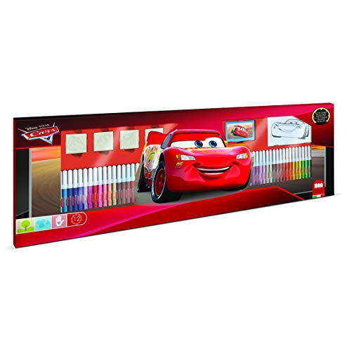 Multiprint Set 4 Stempel für Kinder und 60 Farbige Markierungen Disney Cars, Made in Italy, Stempelset Kinder, in Holz und Naturkautschuk, Ungiftige Waschbare Tinte, Geschenkidee, Art.18823 Multiprint Set 4 Stempel für Kinder und 60 Farbige Markierungen Disney Cars, Made in Italy, Stempelset Kinder, in Holz und Naturkautschuk, Ungiftige Waschbare Tinte, Geschenkidee, Art.18823 von Multiprint
