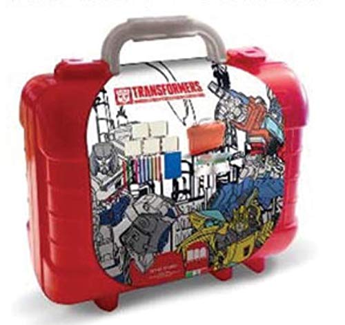 Multiprint Transformers 42846 Reise-Set,, Puzzle und Bleistiften, Stempelset für Kinder, aus Holz und Naturkautschuk, waschbare Tinte, ungiftig, Geschenkidee Multiprint Transformers 42846 Reise-Set,, Puzzle und Bleistiften, Stempelset für Kinder, aus Holz und Naturkautschuk, waschbare Tinte, ungiftig, Geschenkidee von Multiprint