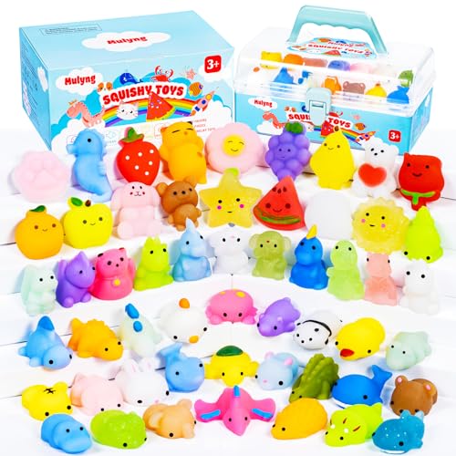 Mulyng Mochi Squishy-Spielzeuge, Kawaii Squishies Fidget-Spielzeuge für Kinder als Partygeschenk, Weihnachts- und Geburtstagsgeschenk, Ostertüten-Füller, Klassenzimmerpreise, keine Duplikate (80 Pack) Mulyng Mochi Squishy-Spielzeuge, Kawaii Squishies Fidget-Spielzeuge für Kinder als Partygeschenk, Weihnachts- und Geburtstagsgeschenk, Ostertüten-Füller, Klassenzimmerpreise, keine Duplikate (80 Pack) von Mulyng