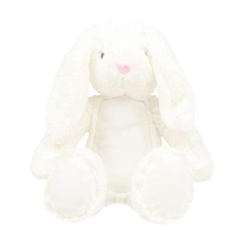 Mumble Printme Mini-Plüschtier (Einheitsgröße) (Hase weiß) von Mumbles