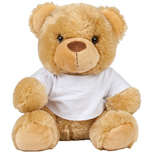 Mumbles Kinder Plüsch-Teddybär in einem T-Shirt (S) (Braun) von Mumbles