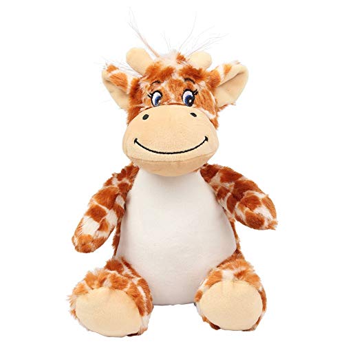 Mumbles Printme Mini-Plüschtier (Einheitsgröße) (Giraffe Braun) von Mumbles