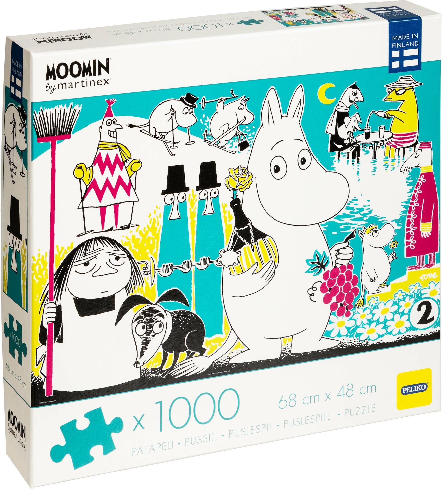 Mumin Comic Book Cover 2 Puzzle 1000 Teile von Mumin