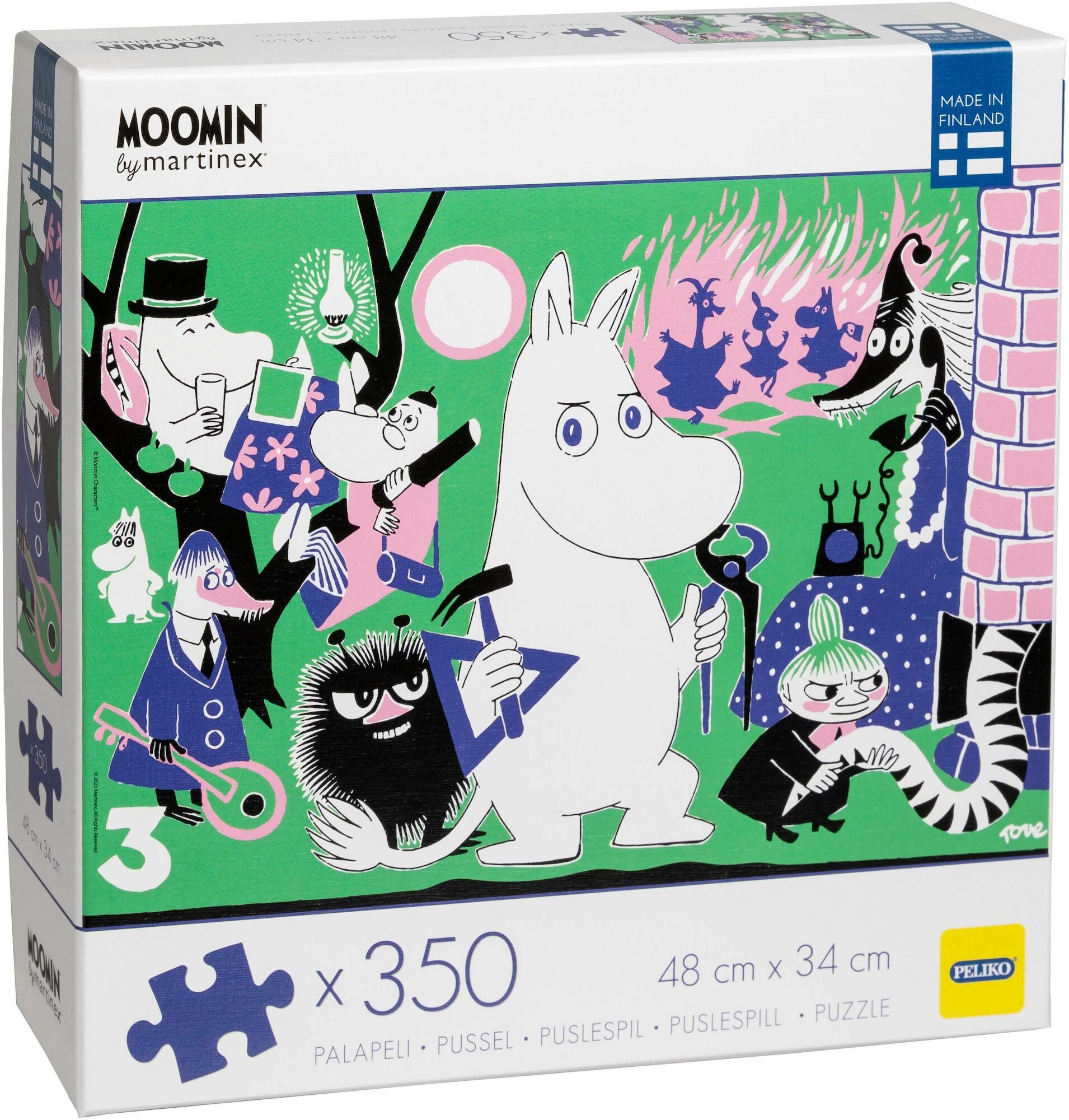 Mumin Comic Book Cover 3 Puzzle 350 Teile von Mumin