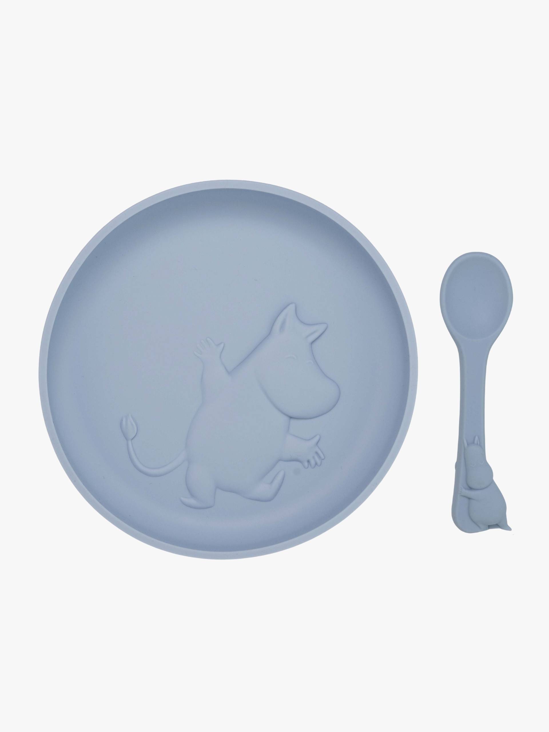 Mumin Geschirr-Set Silikon, Sky Blue Mumin Geschirr-Set Silikon, Sky Blue von Mumin