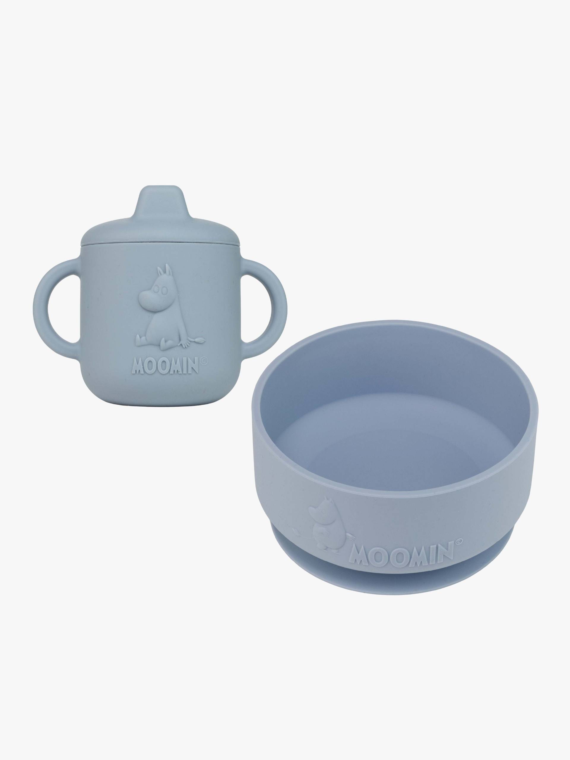 Mumin Geschirr-Set Silikon, Sky Blue Mumin Geschirr-Set Silikon, Sky Blue von Mumin