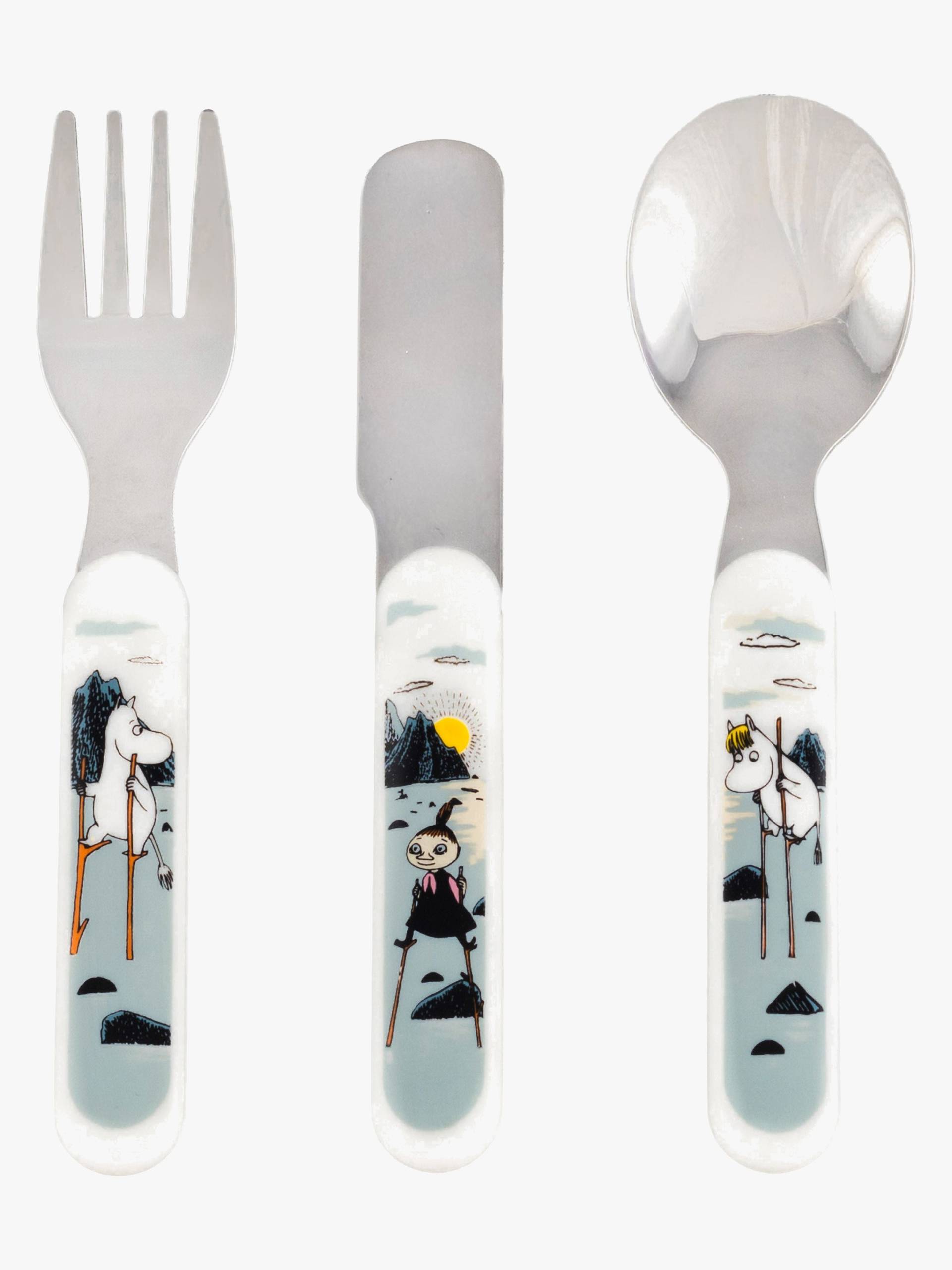 Mumin Inselchen & Schären Kinderbesteck, Grau Mumin Inselchen & Schären Kinderbesteck, Grau von Mumin